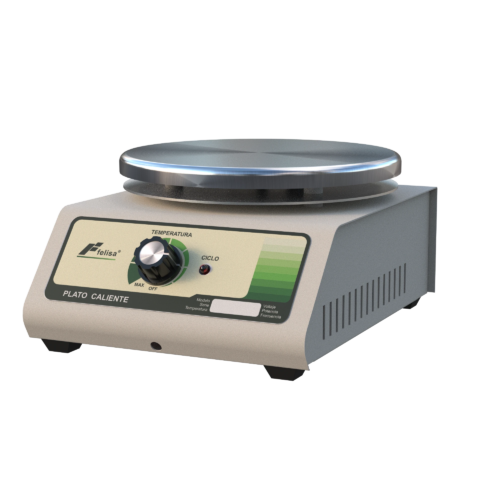 Parrilla de calentamiento FE-300i, un plato de acero inoxidable, hasta 500°C