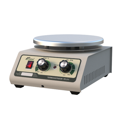 Termoagitador FE-311, un plato de aluminio, 1,500 rpm, hasta 400°C
