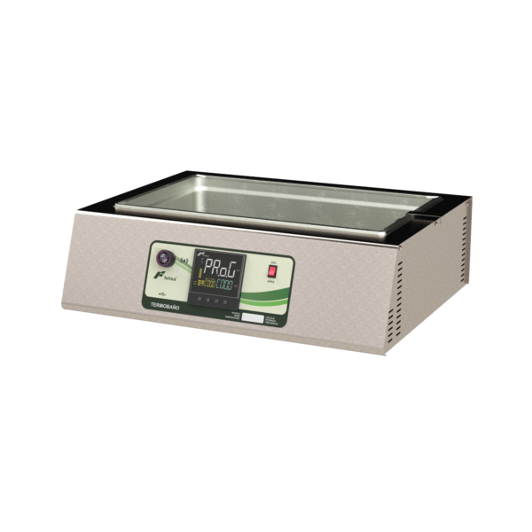 Termobaño de acero inoxidable, FE-377, control digital, 20L, hasta 240 tubos